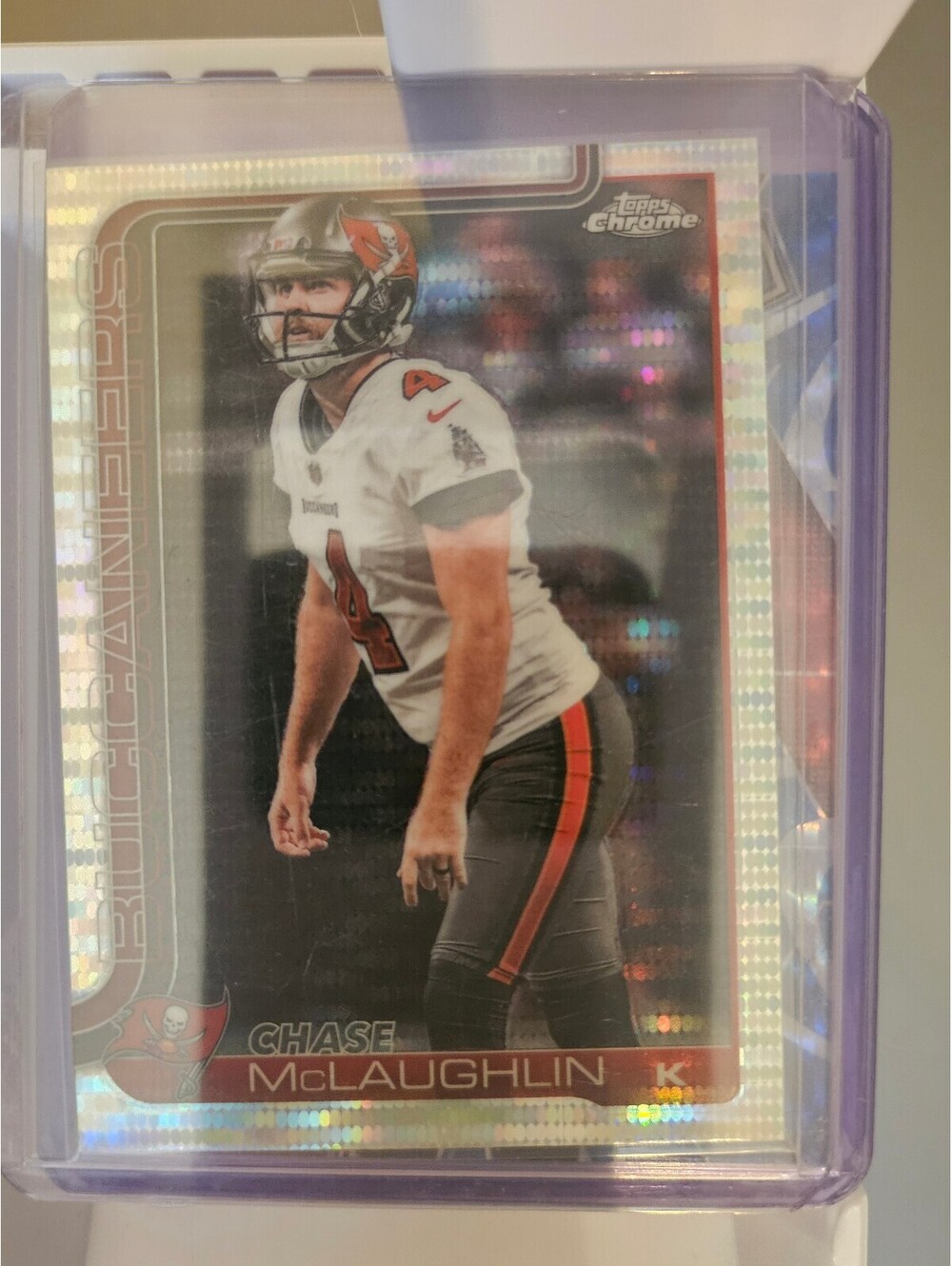 Chase McLaughlin 2025 Topps Chrome REFRACTOR #288 - TB Buccaneers NFL